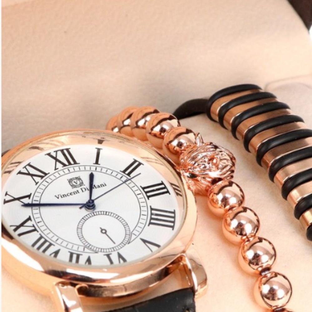 Men's Watch & Bracelet Gift Set
